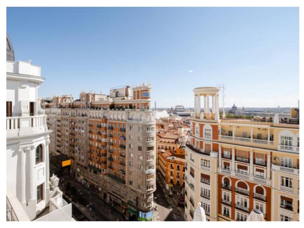 Appartamento Principe David Lv Luxury Apartmet Gran Via Madrid Esterno foto